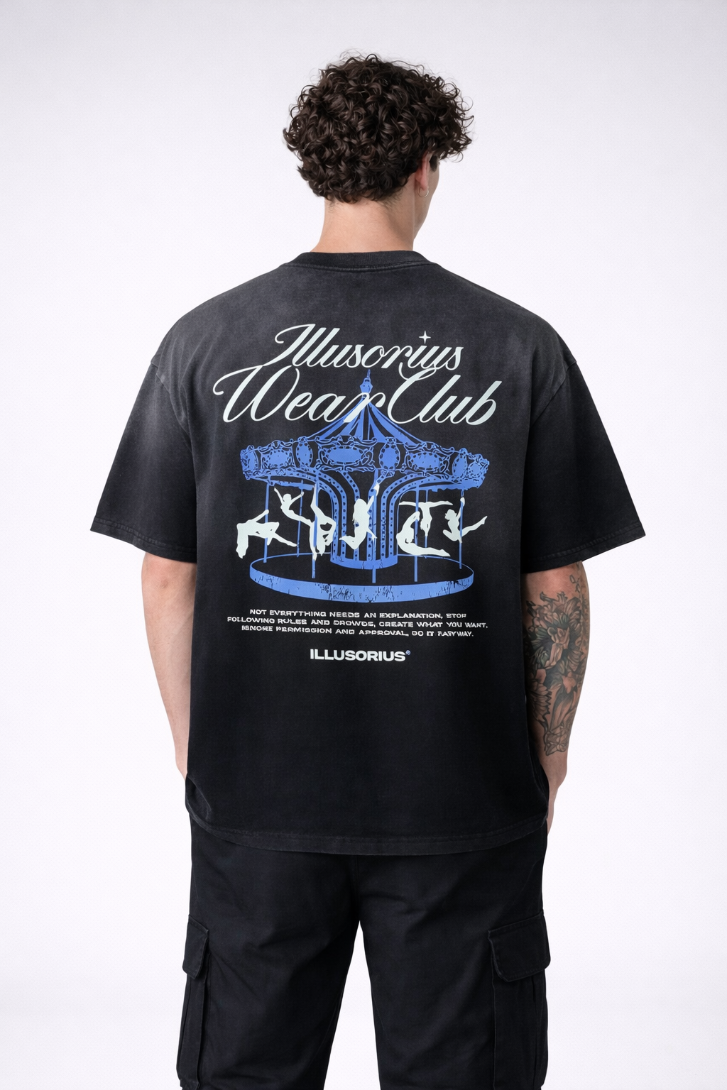 PLAYERA OVERSIZE HEAVYWEIGHT SUN FADED WEAR CLUB