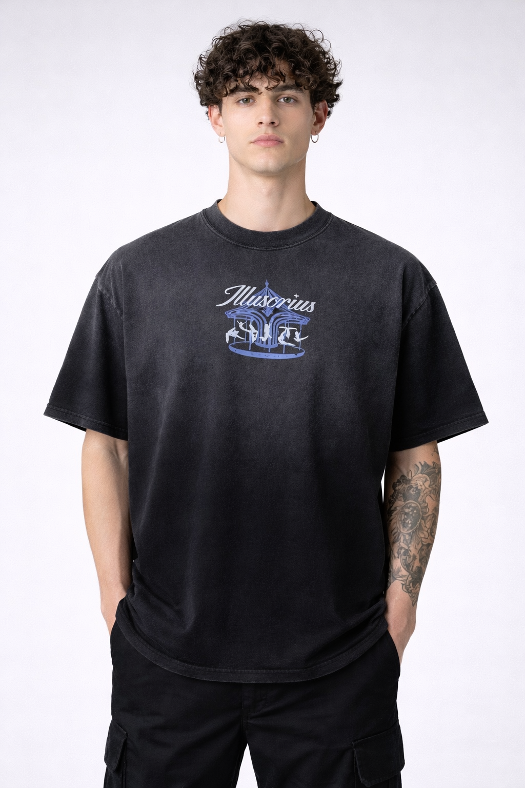 PLAYERA OVERSIZE HEAVYWEIGHT SUN FADED WEAR CLUB