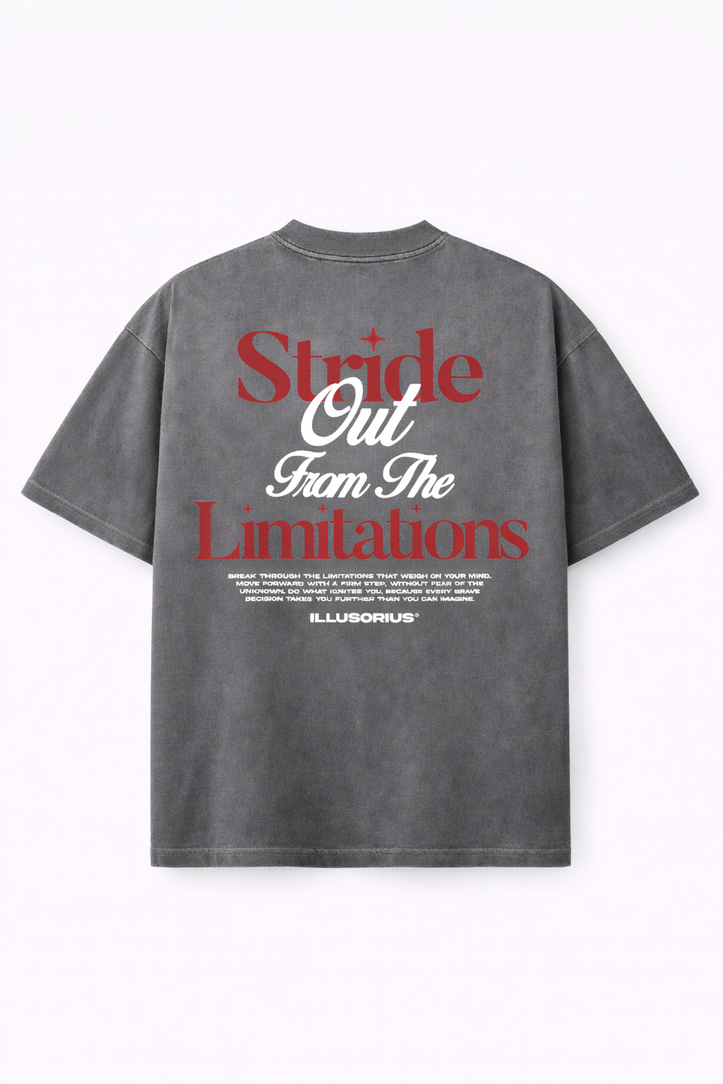 PLAYERA OVERSIZE HEAVYWEIGHT WASHED GREY STRIDE