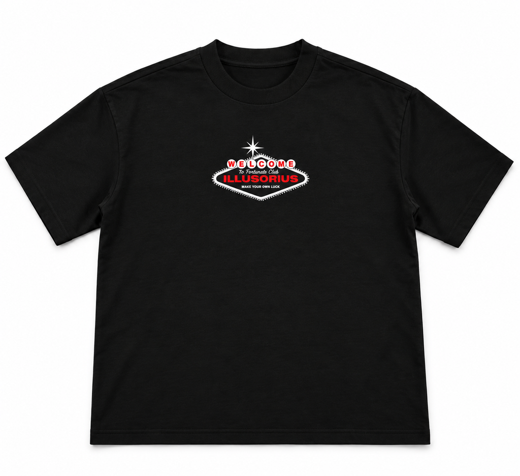 PLAYERA SEMI OVERSIZE HEAVYWEIGHT [305 GSM] LAS VEGAS