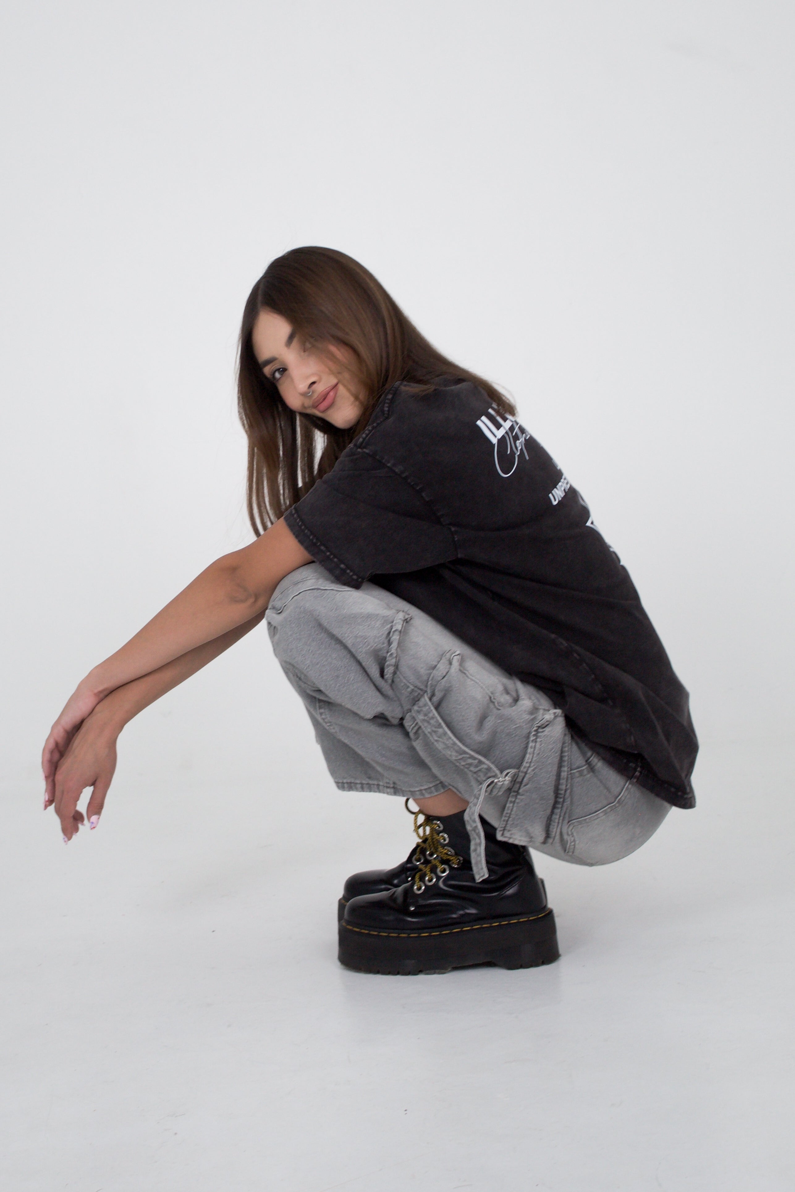PLAYERA SEMI OVERSIZE HEAVYWEIGHT [305 GSM] ACID WASH CLOTHING