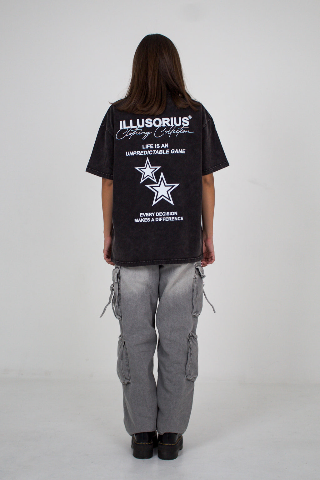 PLAYERA SEMI OVERSIZE HEAVYWEIGHT [305 GSM] ACID WASH CLOTHING