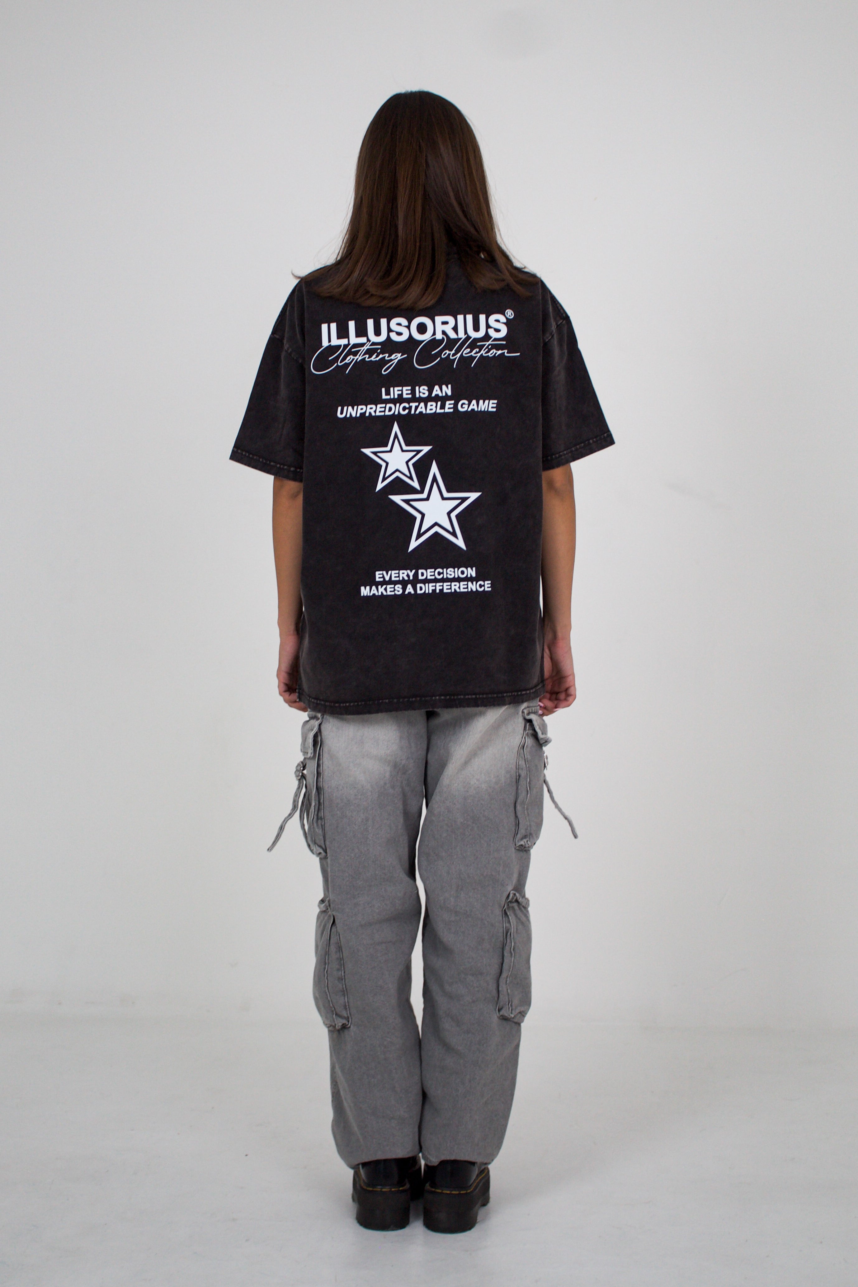 PLAYERA SEMI OVERSIZE HEAVYWEIGHT [305 GSM] ACID WASH CLOTHING