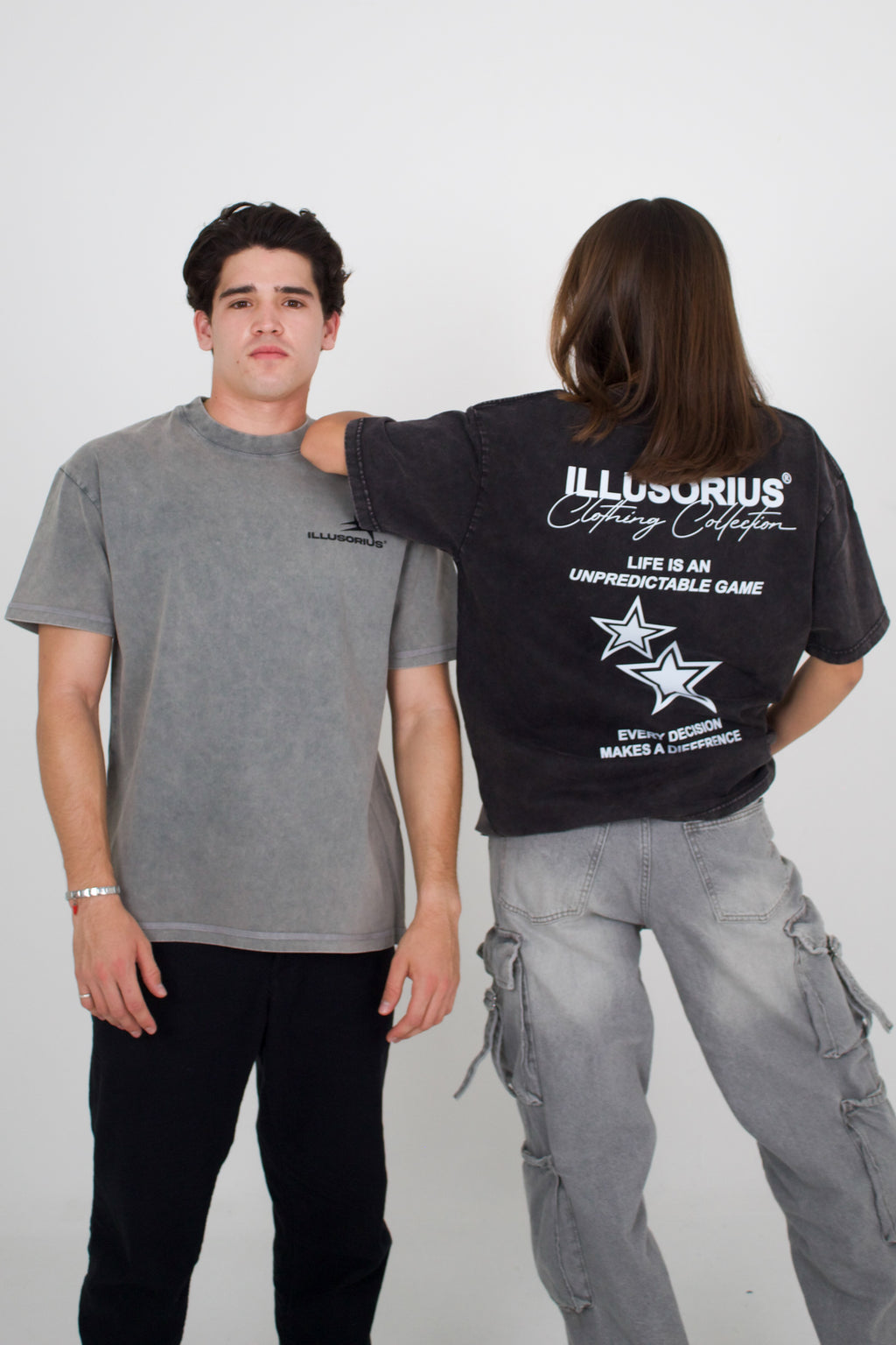 PLAYERA SEMI OVERSIZE HEAVYWEIGHT [305 GSM] ACID WASH STARS