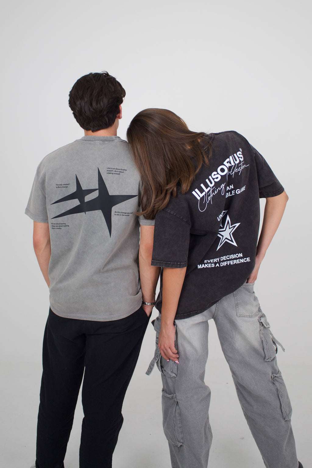 PLAYERA SEMI OVERSIZE HEAVYWEIGHT [305 GSM] ACID WASH STARS