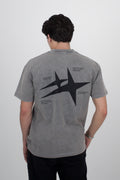 PLAYERA SEMI OVERSIZE HEAVYWEIGHT [305 GSM] ACID WASH STARS